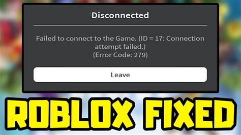 So try either turning off your antivirus, or making sure that you have Roblox added to your list of &x27;safe&x27; programs, that the antivirus can ignore. . Roblox failed to connect to game id 17